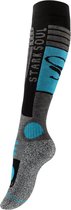STARK SOUL | Performance Ski Socks | Skisokken | Warme sokken | Skieen | Lang | 39-42 | Turquoise/Zwart