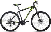 Ks Cycling Fiets Mountainbike hardtail 29 inch Catappa zwart-groen -
