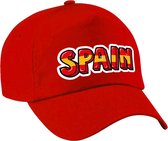 Bellatio Decorations Spanje landen / voetbal / EK / WK pet - volwassenen - rood