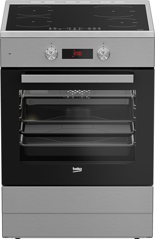 Beko FSM89302GXS four et cuisinière Plaque avec zone à induction Acier  inoxydable A | bol.com