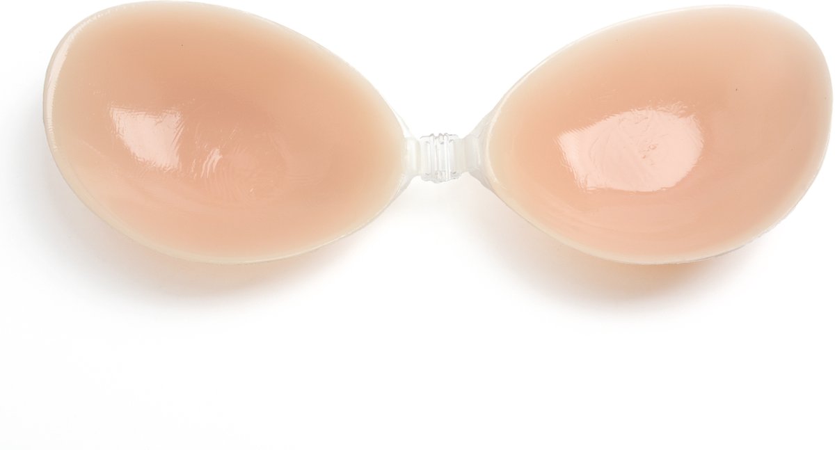 Plak-bh - Silicone zelfklevende bh - Push-up bh - Strapless bh - beige bh -  Cupmaat B