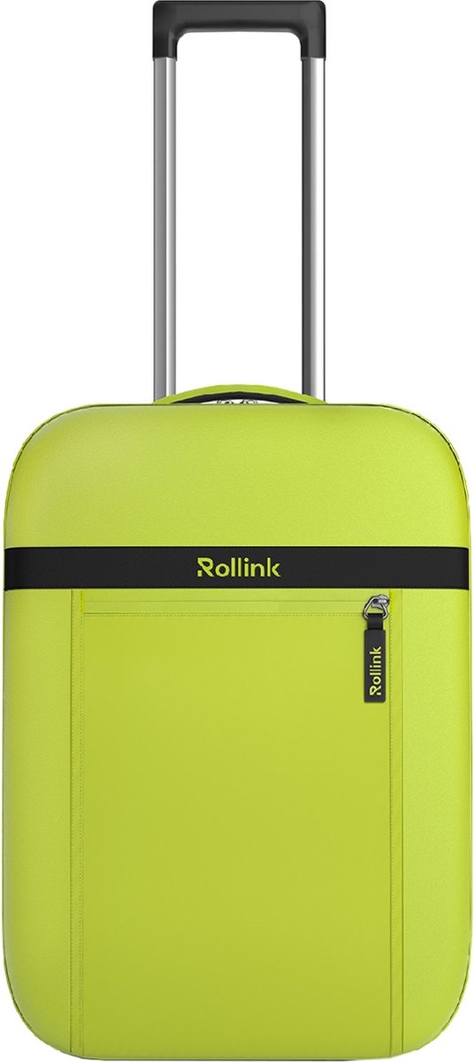Rollink Flex Aura Opvouwbare Handbagage Koffer 55 Limeade