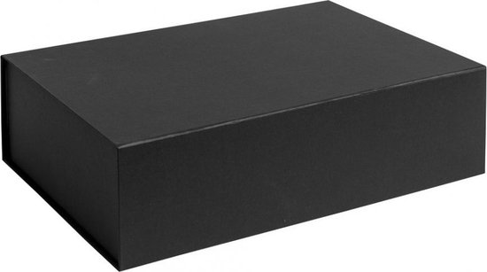 Coffret cadeau NOIR, 35x25x10cm (2 pièces)