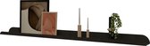 Fotolijstplank metaal - 120cm - Kleur Zwart / wandplank - fotoplank - plank zwevend