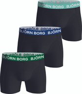 Bol.com Björn Borg Cotton Stretch Heren Boxers (3-pack) - Multicolour - Maat L aanbieding