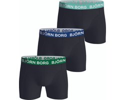 foto van (Ray) Björn Borg Cotton Stretch Heren Boxers (3-pack) - Multicolour - Maat L