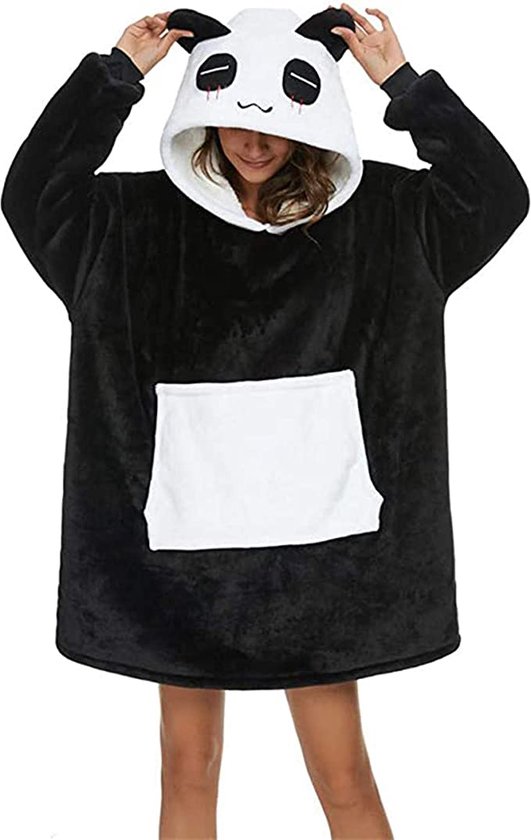 Couverture à capuche Panda surdimensionnée - Couverture à capuche Cosplay  Panda -... | bol.com