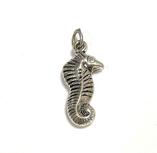 Hanger - Zeepaardje - Zilverkleurig - Sieraden maken - 3 Centimeter