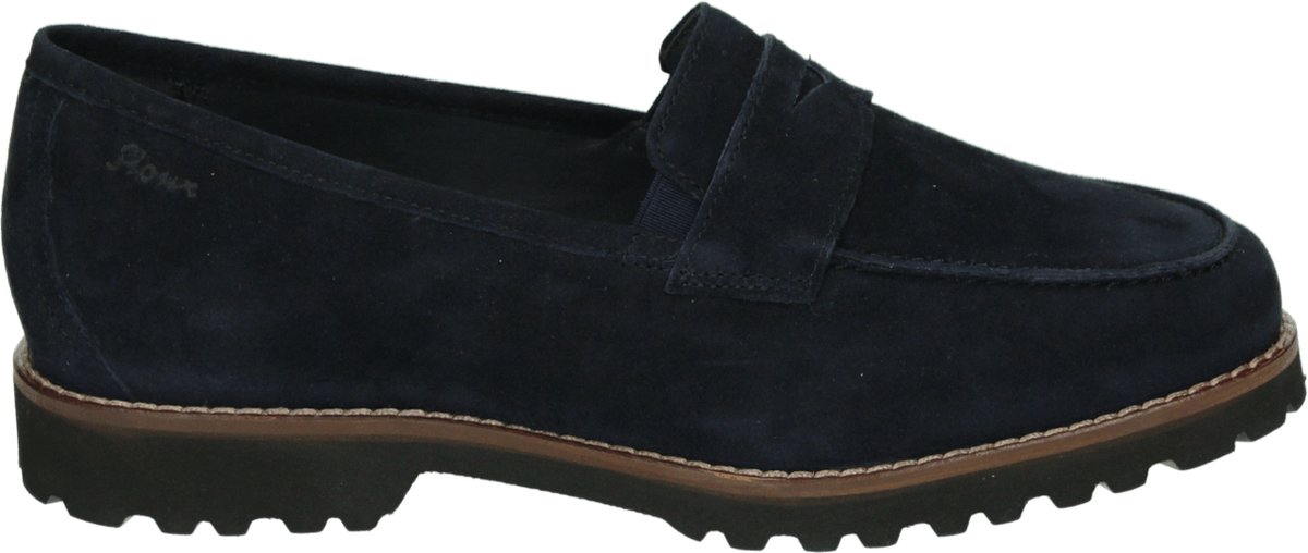 Sioux - MEREDITH-709-H - Instappers - Kleur: Blauw - Maat: 38.5