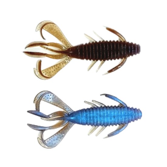 Chanceux John Bug | 3.5" | bleu pro naturel | 6 pièces