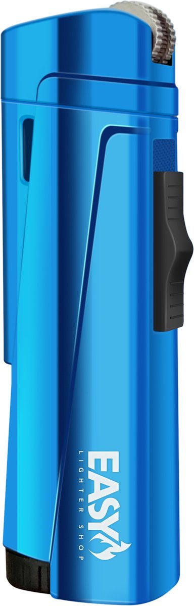 Goedkoopste Easylightershop - Jet aansteker - Blauw - Outdoor - Windproof - Gasbrander - BBQ aansteker - Vuurwerk aansteker - Aansteker