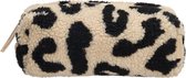 Beagles Fluffy Teddy Make Up / Pen Etui Navarra Leopard Beige