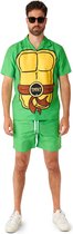 Suitmeister TMNT™ - Set d'été pour homme - Costume d'Halloween et tenue de carnaval - Vert - Taille XL