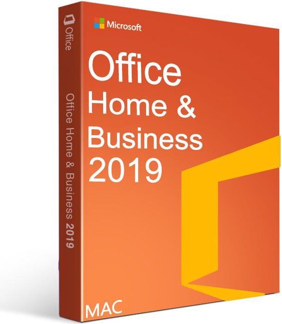 Microsoft Office 2019 Home & Business Voor MAC Officieel Productsleutel per Post...