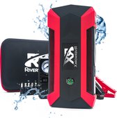 Starthulp powerbank met 160 psi-compressor 3000 A piekstroom starter powerbank voor 12 V