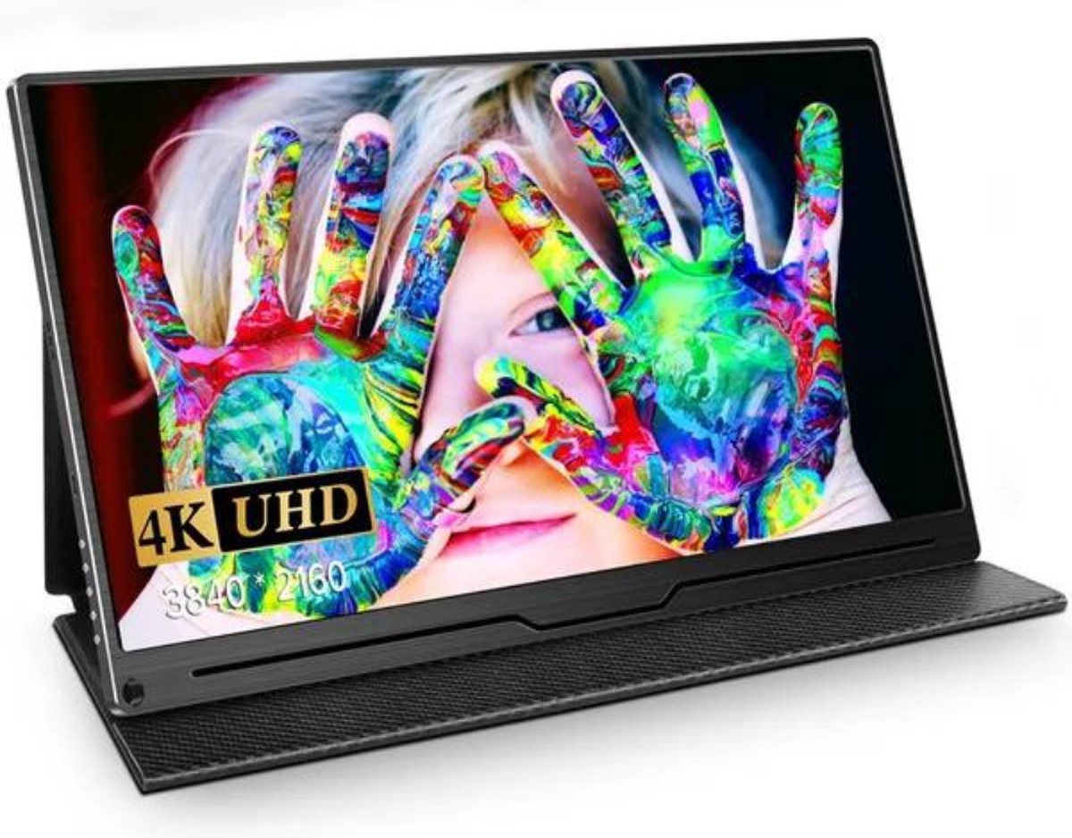 UPERFECT Portable Monitor - 4K - Beeldscherm - Monitor - Scherm - Draagbare monitor - 15.6