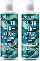 FAITH IN NATURE - Conditioner Fragrance Free - 2 Pak
