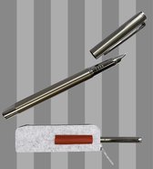 Vulpen Space Grey | Geborsteld Grijs | Smalle Pen | 13 x 1 cm | Zware Kwaliteit | Exclusief Design