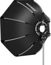 Neewer® - Achthoekige softbox van 65 cm met S-type Beugel - Draagtas Geschikt voor Camera Flash Speedlites Q3 R1 V1 Z1 TT560 NW550 NW561 NW635 - NW625 NW645 NW65 750II NW670