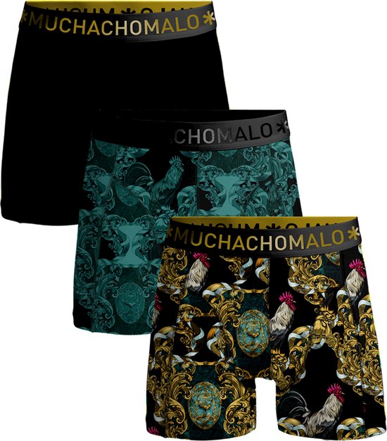 Muchachomalo Heren Boxershorts - 3 Pack - Maat XXXL - Mannen Onderbroeken