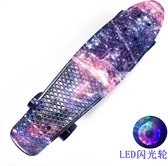 LED Wielen Skateboard Cruiser Penny Board Kinderen Longboard Flash Board Antislip Jelly Skateboard Training
