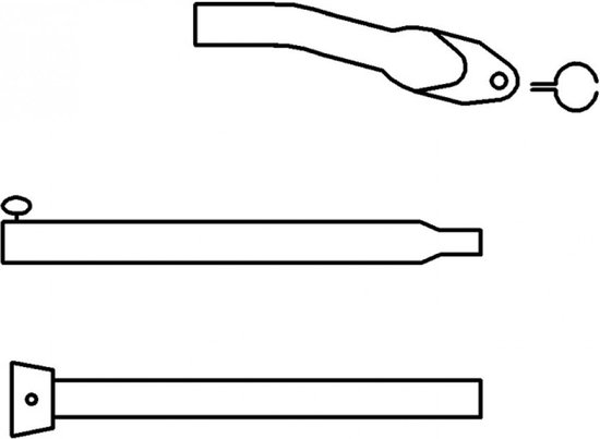 Tige de pression Campking 25/22 mm alu
