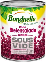 Bonduelle Sous vide Rode bietensalade blokjes - Blik 4 liter