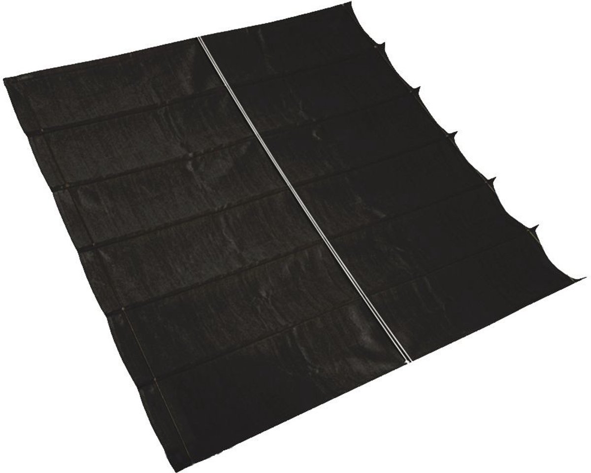 Nesling Voile d'ombrage rétractable, B290xL400cm, Noir