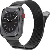 Milanese bandje voor Apple Watch 42/44/45mm Zwart