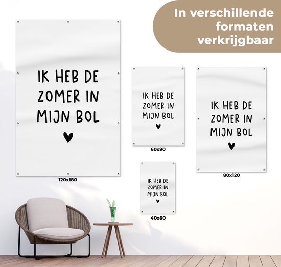 Décoration de jardin Citations - Proverbes - André Hazes - J'ai l'été dans ma sphère - 40x60 cm - Poster jardin