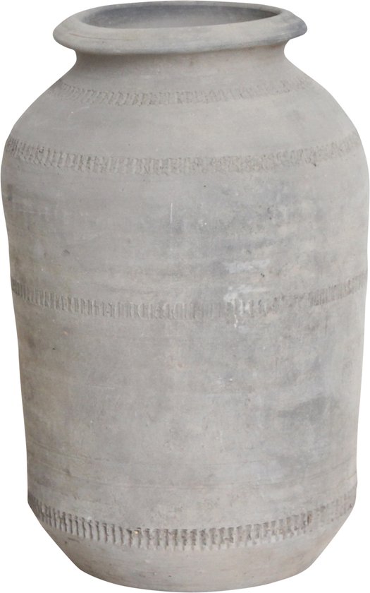 Raw Materials - Vase en céramique Makran - Gris cendré