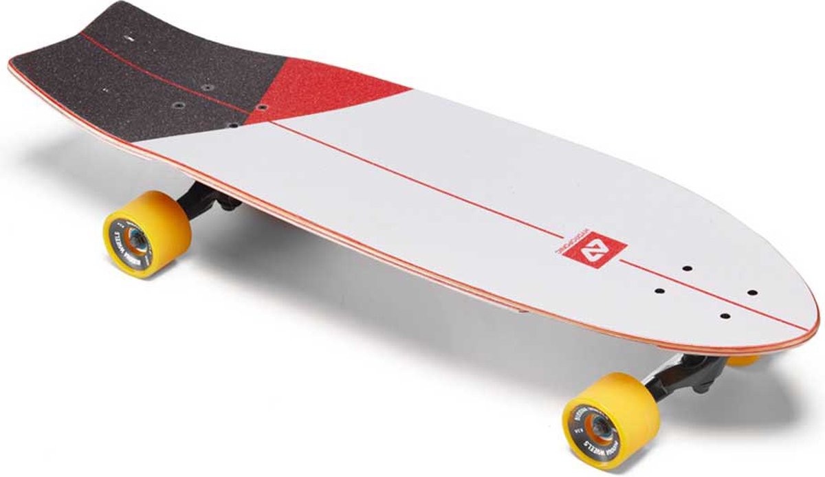 Hydroponic Fish 31.5´´ Surfskate Veelkleurig 9.75 Inches Zwart