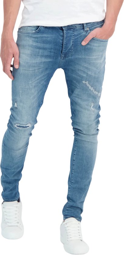 Cars Jeans - Heren Jeans - Lengte 36 - Super Skinny - Damaged Look -  Stretch - Aron... | bol.com