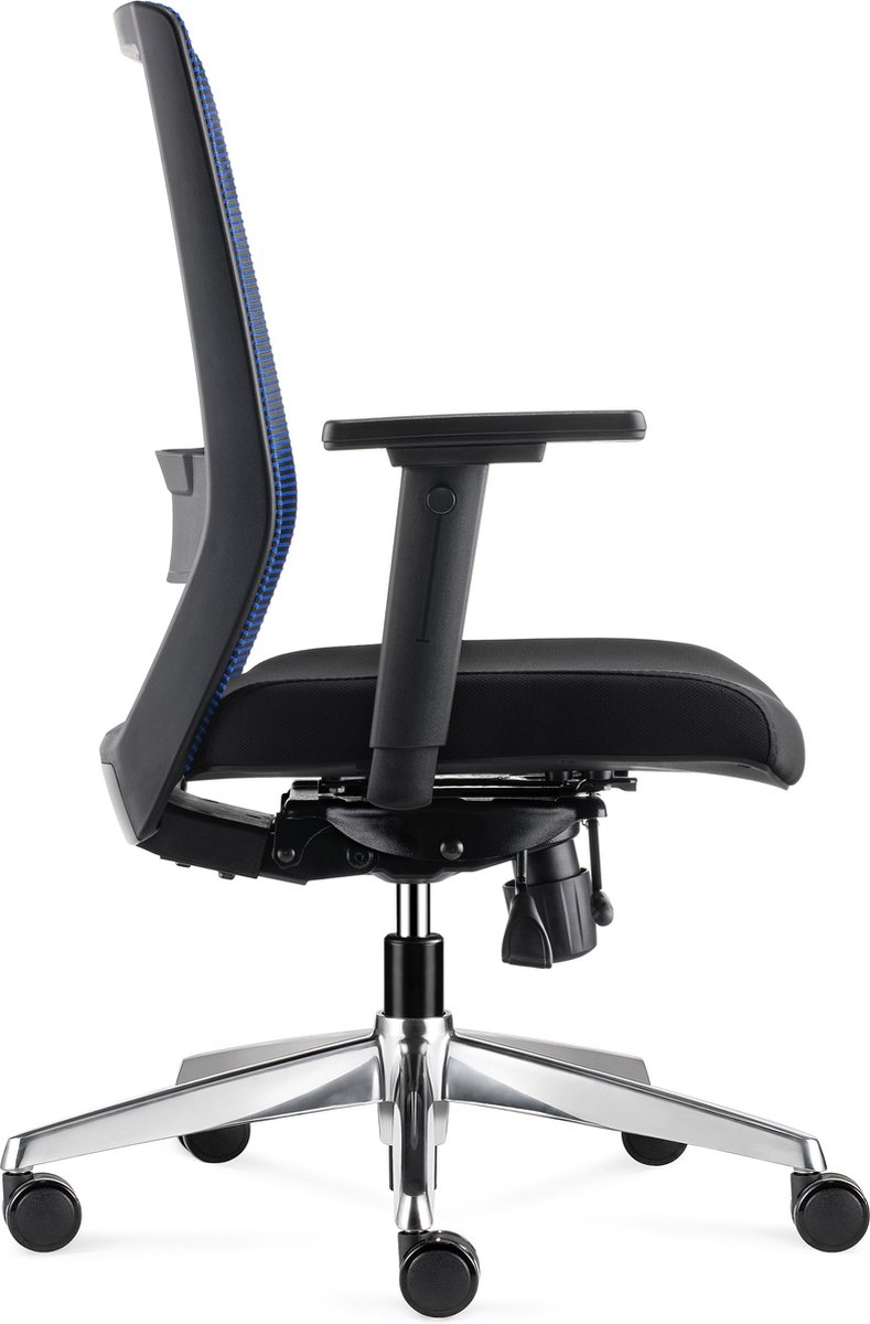 BENS 850-Ergo-3 Blauwe Ergonomische Bureaustoel met - afbeelding 2