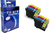 Inkmaster inktcartridges voor Epson 502XL | Multipack van 8 cartridges voor Expression Home XP-5100, XP-5105, Workforce WF-2860, WF-2860DWF, WF-2865, WF-2865DWF