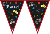 Wefiesta - Gaming Party - Papieren vlaggenlijn 9 vlaggen