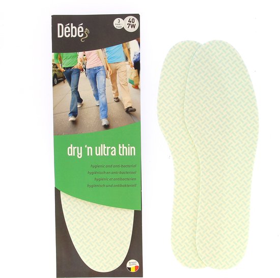 DEBE Dry 'n ultra thin - Dunne inlegzool met bovenlaag van absorberend textiel - 39