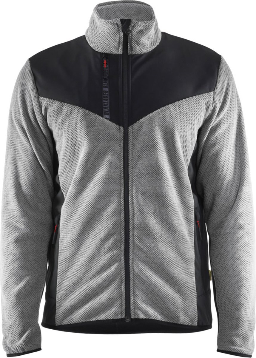 Blaklader 5942-2536 Gebreid vest met softshell mêlee Zwart