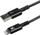 Xtorm Original 60W Gevlochten USB naar Lightning Kabel 3 Meter Zwart