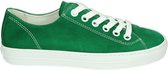 Paul Green 4704 - Lage sneakersDames sneakers - Kleur: Groen - Maat: 39
