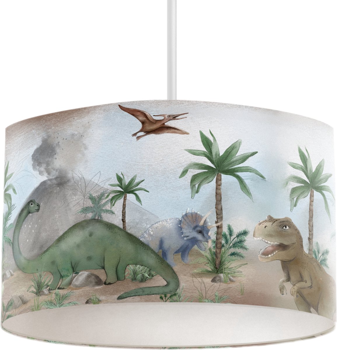 LM Baby Art | Hanglamp dinosaursus | Dinosaurussen hanglamp | Kinderkamerhanglamp | Dino lamp voor de kinderkamer | Kinderverlichting | kinderkamer hanglamp | Dinosaurus thema
