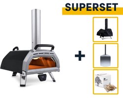 Ooni SUPERSET Karu 16 hout of houtskool gestookte pizzaoven