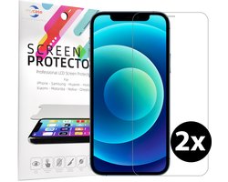 Geschikt voor iPhone 12/12 Pro Screenprotector Tempered Gehard glas - 2 stuks beschermglas