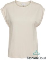 Vero Moda Everly Sl O-neck Top Birch ECRU XS