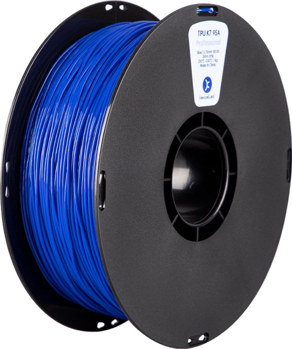 Kexcelled TPU K7 95A Blauw/Blue 1.75mm 1kg 3D Printer filament