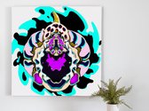 Clamorous Color kunst - 30x30 centimeter op Canvas | Foto op Canvas - wanddecoratie