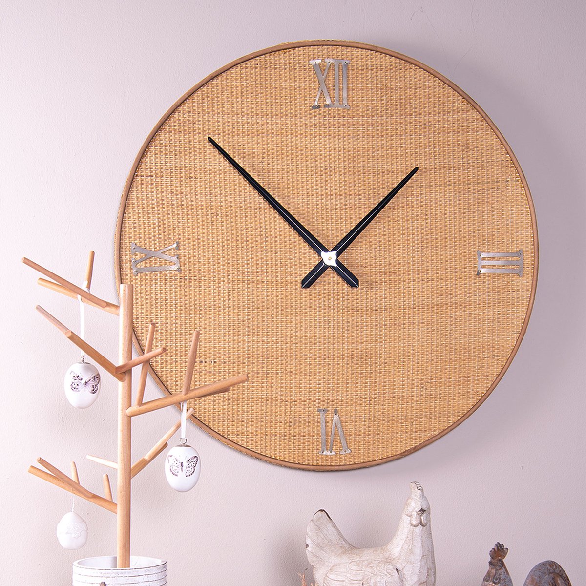 Angoily Kit De Mécanisme Dhorloge Murale À Quartz Silencieux Aiguilles De Remplacement