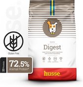 Husse - Digest - Lam en Rijst - Hypoallergeen Hondenvoer, Hondenvoeding Droog, Hondenbrokken Hypoallergenic - 2 x 12,5 kg