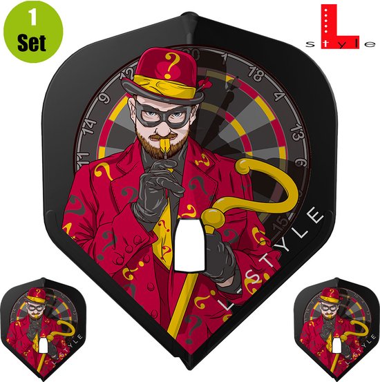 L-Style Champagne L1 Brian Raman V1 Black - Dart Flights van L-Style — afbeelding 4