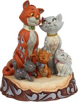 Disney Traditions - by Jim Shore - Beeldje Aristocats 18cm - Carved By Heart